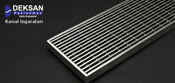 Paslanmaz Çelik Kanal Izgaraları
